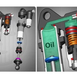 GMade XD Piggyback Shock 93mm (2) -Cheap GMade Store gm21107ks 1