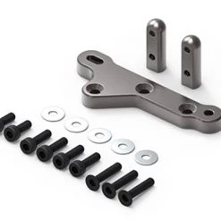 GMade GA60 Aluminium Axle Servo Mount (Titanium Gray)