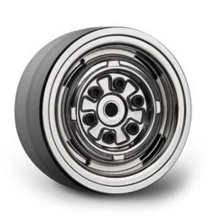 GMade 1.9 VR01 Beadlock Wheels (Chrome) 2