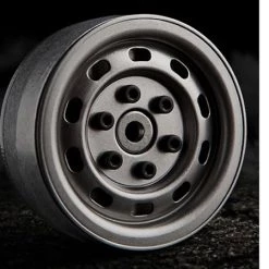 GMade 1.9 SR02 Beadlock Wheels (2) - Uncoated Steel