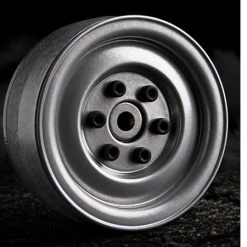GMade 1.9 Sr03 Beadlock Wheels (Semi Gloss Silver) (2)