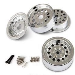GMade NR01 Beadlock Wheels - Chrome (2)
