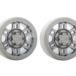 GMade 1.9 NR02 Beadlock Wheels (Chrome) (2)