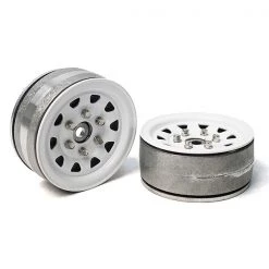 Gmade 1.9 SR04 Beadlock Wheels (Semi Gloss Silver) (2)