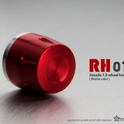 GMade 1.9 RH01 Wheel Hubs (Red) (4)